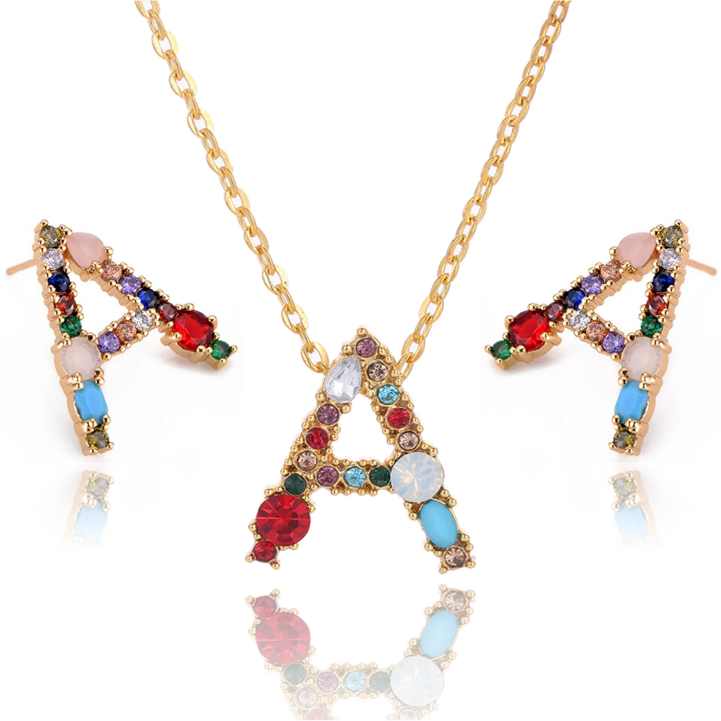 Rainbow® Initial Jewellery Set