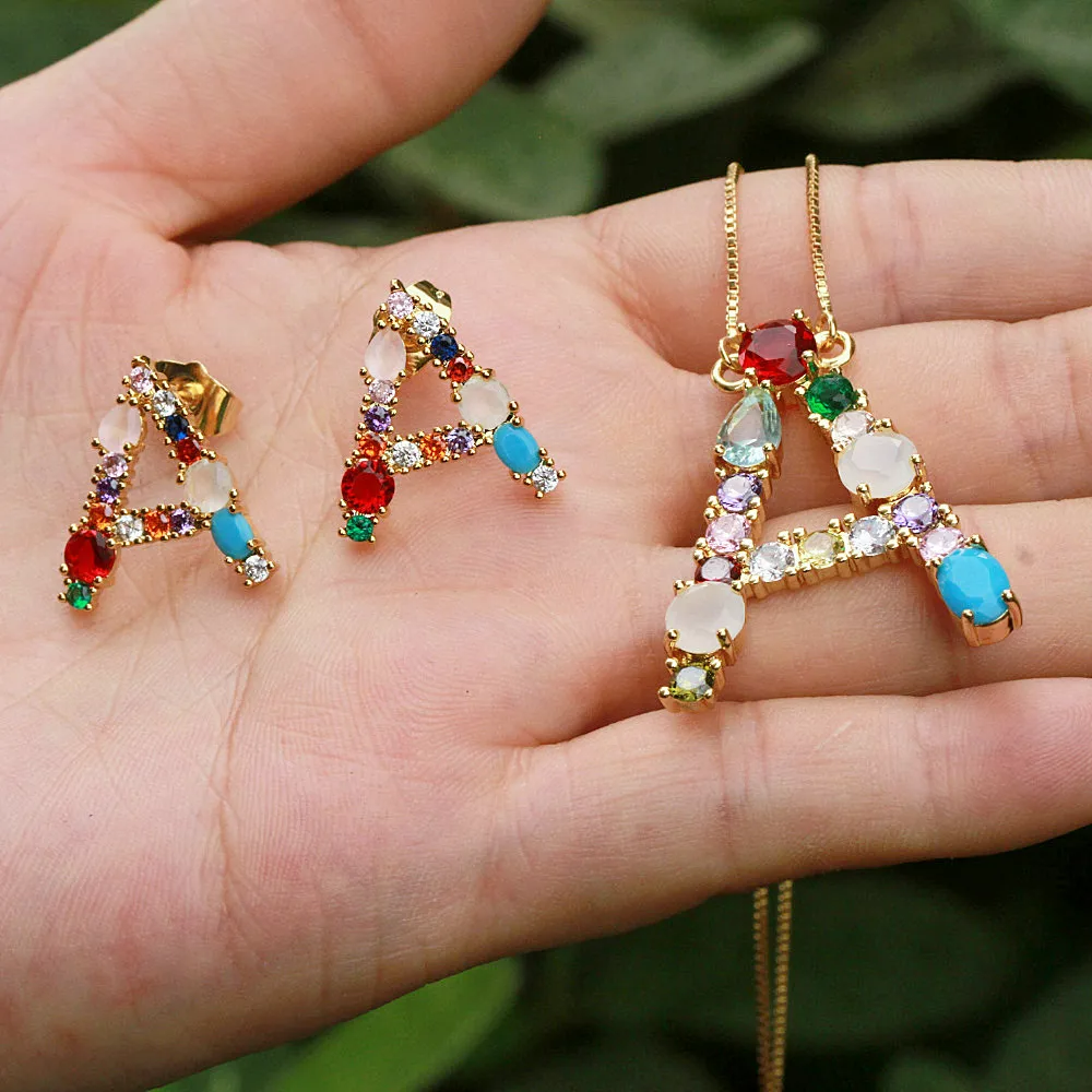 Rainbow® Initial Jewellery Set