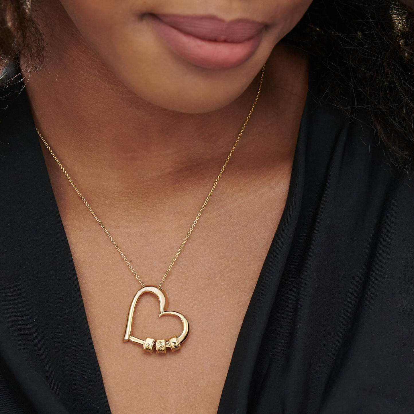Rosy Brown Woven® Name Necklace