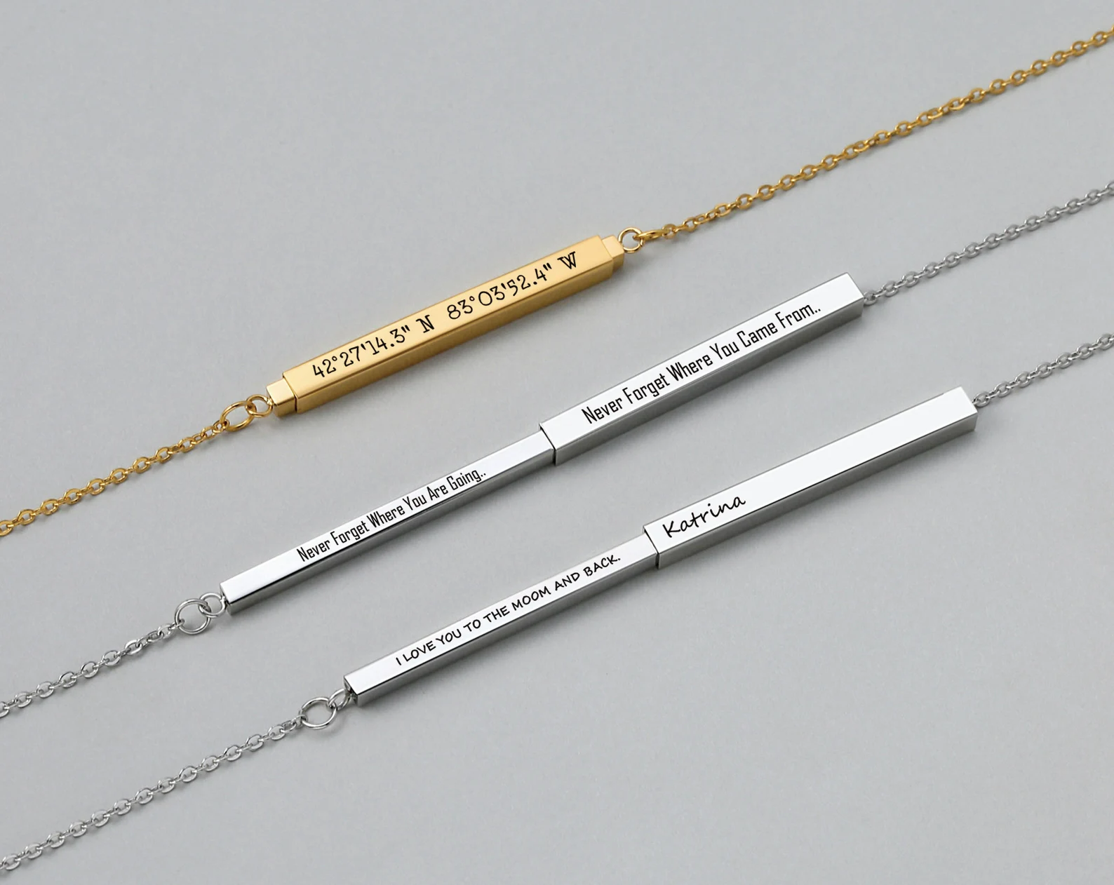 Gray Mystic® Personalised Necklace