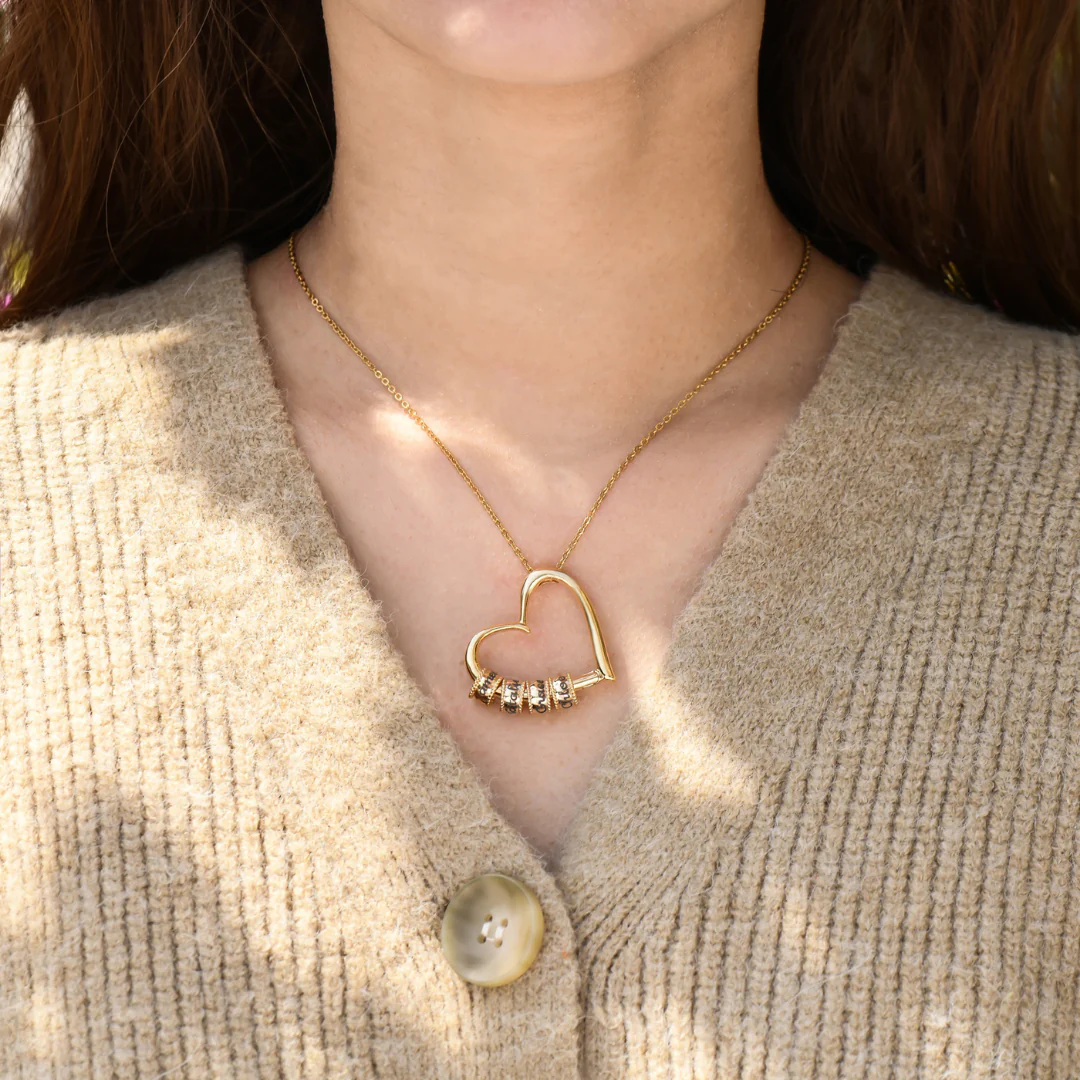 Rosy Brown Woven® Name Necklace